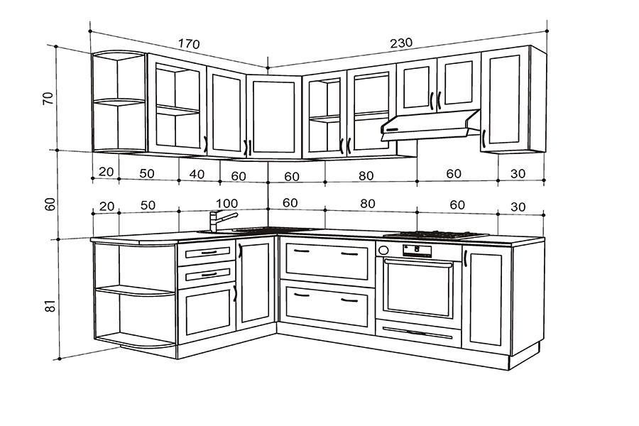 phòng bếp rộng bao nhiêu m2 là hợp lý 11