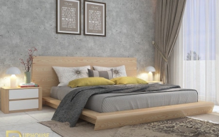 Mẫu giường ngủ gỗ đẹp U3