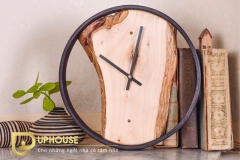 mẫu đồng hồ treo tường bằng gỗ