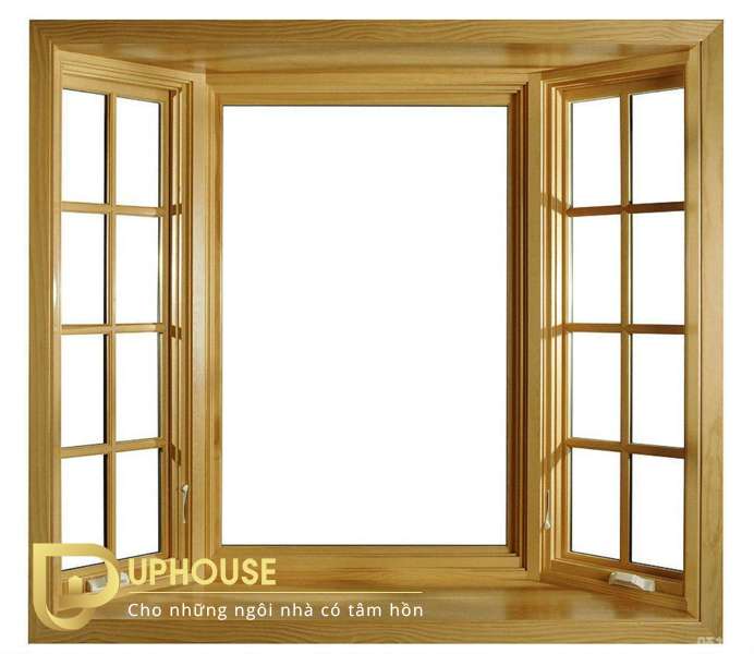 Các mẫu cửa sổ bằng gỗ 2 cánh, 4 cánh đẹp hiện đại 10